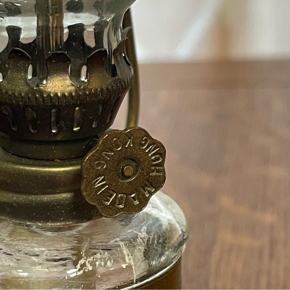 Mini Oil Lamp 2 lamps one stand - Picture 3 of 8